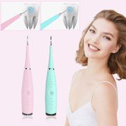 Portable Electric Sonic Dental Scaler Tooth Calculus Remover Tooth Stains Tartar Tool Dentist Whiten Teeth Health white Hygiene