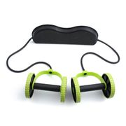 AB Wheels Roller Stretch Elastic Abdominal Resistance Pull Rope Tool AB roller for Men Women  Abdominal Muscle Trainer Exercise