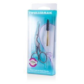 TWEEZERMAN - Stainless Brow Shaping Scissors & Brush