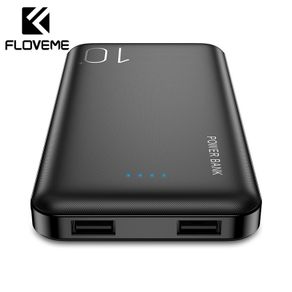 FLOVEME Power Bank 10000mAh For iPhone Xiaomi Powerbank External Battery Pack Portable Charger Mi Powerbank Poverbank Power Bank