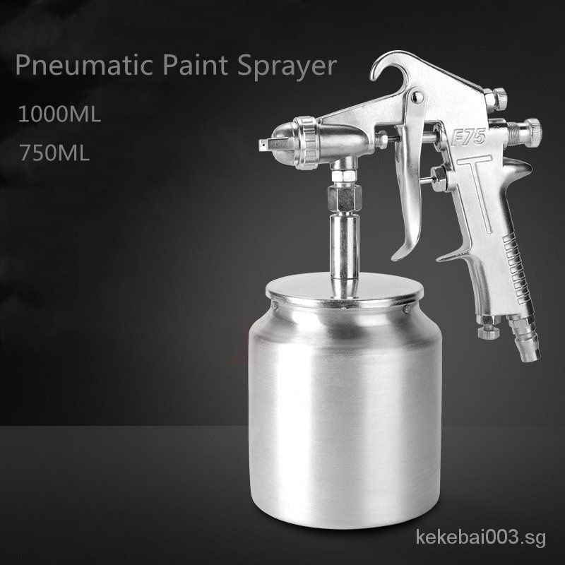 Mini Spray Paint Gun Cup 125ML Plastic H2000 R100 HVLP Gravity