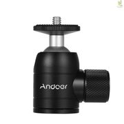 Andoer Tripod Ball Head 360 Degree Swivel Compatible with DSLR Camera Tripod Selfie Stick Monopod   A0223