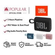 JBL Go 3 Portable Waterproof Speaker /Pro Sound /Edgy Design /IP67 Waterproof+Dustproof /7 Colour /Gadgets & IT
