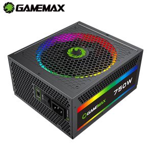 GameMax PSU True Rated 850W RGB Power Supply Fully Modular 80 Plus Gold  Certified with Addressable RGB Light for PC Power Supply - AliExpress