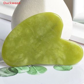 Duckweed 1PC Natural Guasha Facial Jade Face Body Care SPA Gua Sha Board Massager Tool New