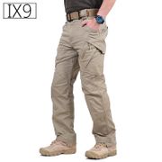 IX9 City Tactical Cargo Pants Men Combat SWAT Army Military Pants Cotton Many Pockets Stretch Flexible Man Casual Trousers XXXL