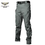 IX9 City Stretch Flexible Tactical Cargo Pants Men Combat SWAT Army Military Pants Cotton Many Pockets Man Casual Trousers XXXL