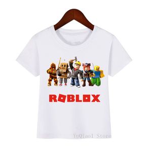 Roblox Short Sleeve T-shirt Boys Kids Summer Tee Crew Neck Tops Clothes