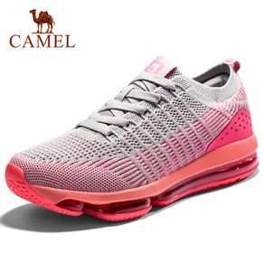 CAMEL Women Men Air Running Shoes Fashion Air Cushion Shoes Shock Absorption Non-slip Breathable Sneakers Outdoor Sports Shoes