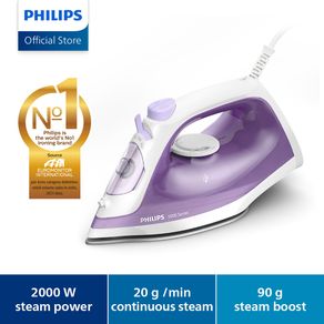 PHILIPS 1000 Series Steam Iron - DST1040/30 2000W Non-stick soleplate Large 250ml water tank