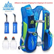 AONIJIE New Running Marathon Hydration Nylon 5.5L Outdoor Running Bags Hiking Backpack Vest Marathon Cycling Backpack E885 250g