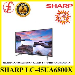 SHARP LC-45UA6800X 45 IN ULTRA HD 4K ANDROID LED