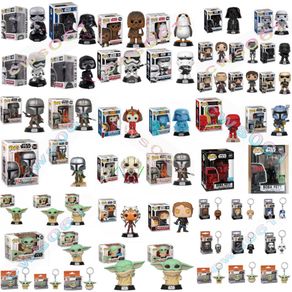 FUNKO POP Star Wars Action Figures All Series Collection Model Toys Bobble/Rotating-Head Figurines Vinyl Toy