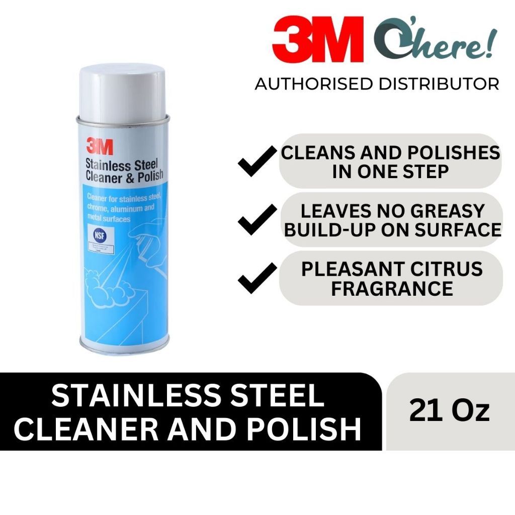 3M Stainless Steel Cleaner & Polish 21 oz. (3M 14002