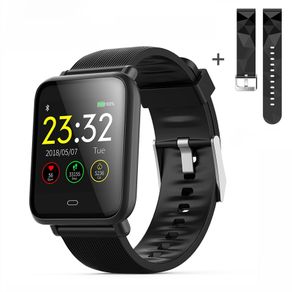 Q9 Smart Watch IP67 Waterproof Blood Pressure Heart Rate Monitor Sport Fitness Trakcer Watch Men Women Smartwatch