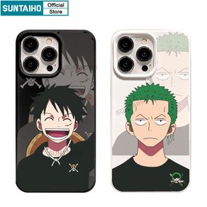 Suntaiho Fashion Cool Cartoon Anime Characters Silicone Soft Case Suitable for iPhone 11 Pro Max 14 12 13 XS X XR XS Max 7 8 Plus Shockproof Casing