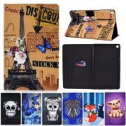 Case For Samsung Galaxy Tab S5e 10.5" SM-T720 SM-T725 Cover Smart PU leather Cartoon Card slot Stand soft case kimTHmall