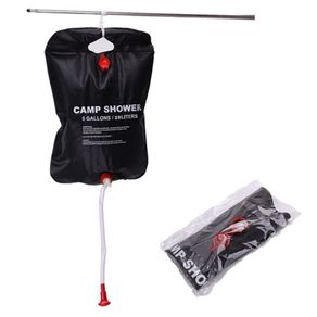 20L Water Bag Foldable Solar Energy Heated Camp PVC Shower Bag Camping Travel Hiking Climbing BBQ Picnic Water Storage