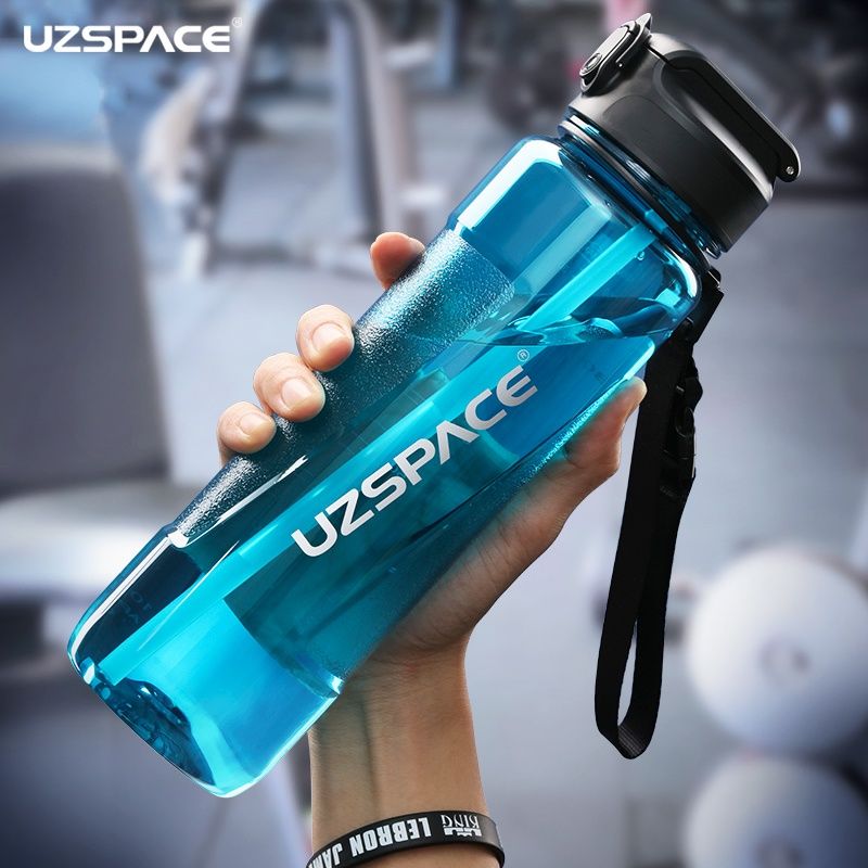 750Ml Water Bottles with Carabiner Portable Aluminum Water Bottle Reusable  Leakproof Water Jug for Hiking Travel Outdoor Sports Gym Fitness 