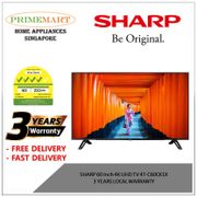 SHARP 60 Inch 4K UHD TV 4T-C60CK1X - 3 YEARS LOCAL WARRANTY