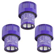 Washable Filter Unit For Dyson V10 Sv12 Cyclone Animal Absolute Total Clean Vacuum Cleaner (Pack Of 3)