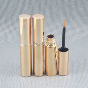 New arrival 8ml Eyeliner tubes Gold color Empty revitalash Eyelash Bottles for women DIY make up cosmetic packing Cintainer