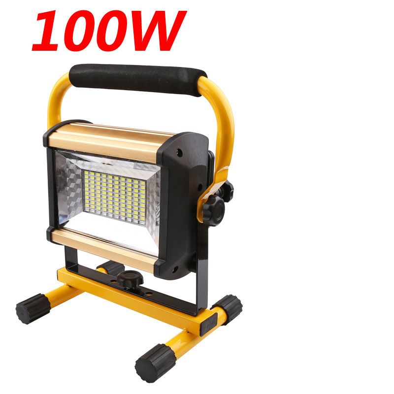 rechargeable flood light 100w