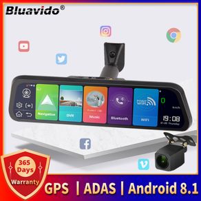 4g mirror gps with dvr