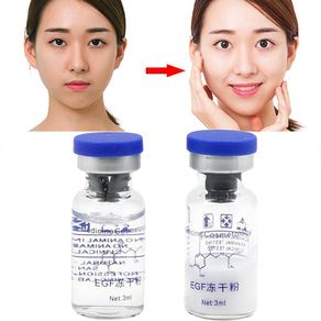 1Set EGF Lyophilized Powder Repair Serum Anti Ageing Anti Wrinkles Dispel Acne Skin Repair Lyophilized Powder & Lysozyme Liquid