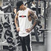 Gym Sportswear Undershirt MensTank Top Stringer Clothing Bodybuilding Workout Mesh Fitness Singlets Sleeveless Vest Muscle Shirt