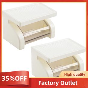 Seamless Toilet Paper Holder Stainless Steel 3M Self-adhesive Stand Rack  for Toilet Roll Paper Hanging