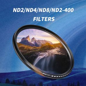 ND Filter ND2 ND4 ND8 Filter 37/40.5/43/46/49/52/55/58/62/67/72/77/82mm ND Lens Filter