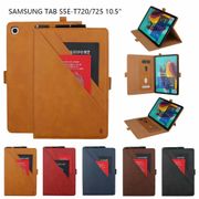 Luxury Business Case For Samsung Galaxy Tab S5e 10.5 T720 T725 Case PU Leather Flip Stand Card Slots Cover With Pen Holder