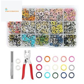 New 120/180 Sets Snap Fasteners Kit Tool, Metal Snap Buttons Rings with  Fastener Leather Snap Pliers Press Tool Kit for Clothing