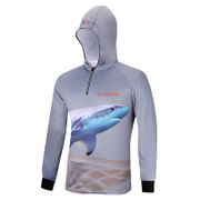 New Outdoor sport mens fishing clothes breathable quick dry Anti UV 40+ Anti-mosquit long sleeve hooded women fishing Shirts