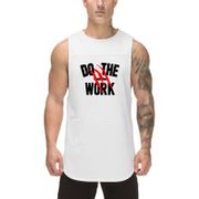 Workout Mesh Fitness Sportswear Undershirt MensTank Top Gym Stringer Clothing Bodybuilding Singlets Sleeveless Vest Muscle Shirt