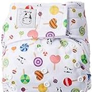 Moo Moo Kow Aplix Cloth Diaper, One-size