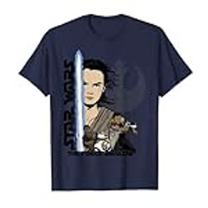 Star Wars Rey Group Poster T-Shirt