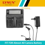 LVSUN Universal DC & Car Camera Battery Charger for GoPro Hero 4 HD Camera Battery AHDBT-401 AHDBT 401 402