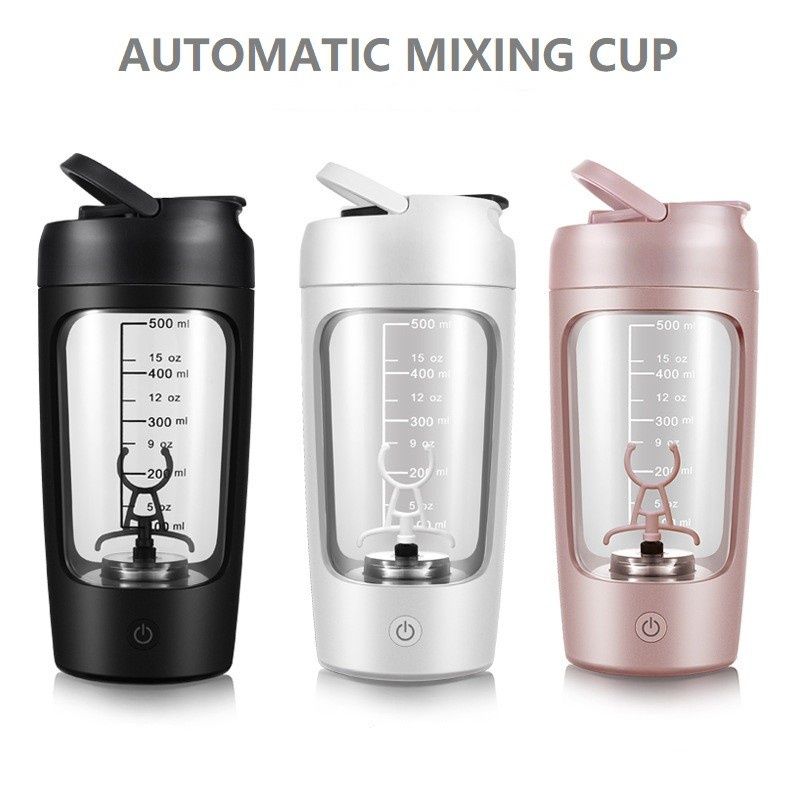 Water Bottle Powder Fitness Cup Electric Blender Protein Shaker Cup Brewing  Movement Ecofriendly Automatic Vortex Mixer 600ML