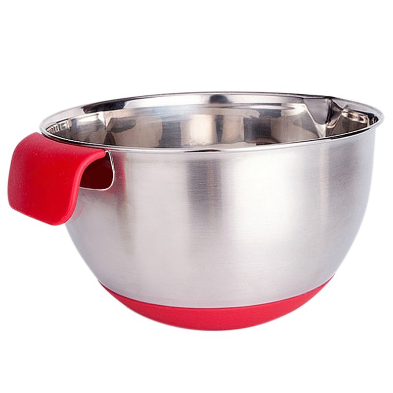 6 Pieces 70Ml Diameter Metal Nesting Bowls Better Breader Shaker Bowl with  Colorful Airtight Lids Non-Slip Bottoms
