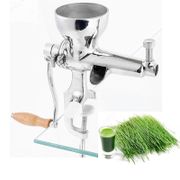 Hand stainless steel wheatgrass juicer manual auger slow squeezer fruit wheat grass vegetable orange juice press extractor