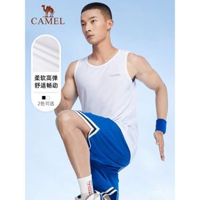 special offer🧧Camel Sports Quick-Dry Vest Spring and Summer Fitness MenTT-shirt Breathable Sweat Absorbing Top Ice Silk