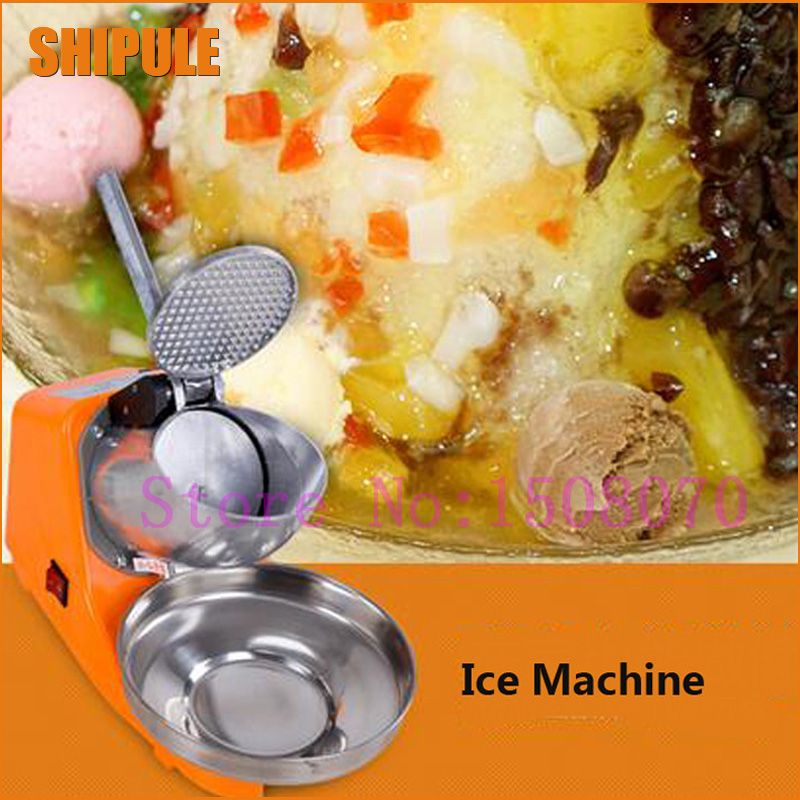 1.1L Portable Hand Crank Manual Ice Crusher Shaver Kids Shredding Snow Cone Maker  Machine Kitchen Ice machine