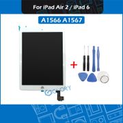 For iPad Air 2 A1566 A1567 LCD Screen Assembly Display Touch Screen Digitizer Assembly Replacement
