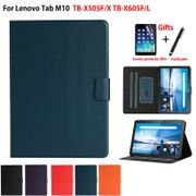 Case For Lenovo Tab M10 10.1 Cover TB-X505F TB-X505X TB-X605L TB-X605F Funda Tablet Protective Stand Coque Shell Capa +Gift