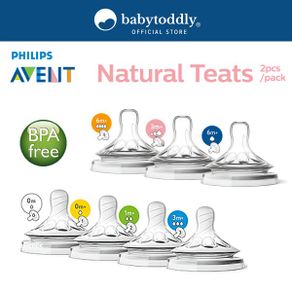 Philips Avent Natural Teats All Sizes (2pcs/Pack)