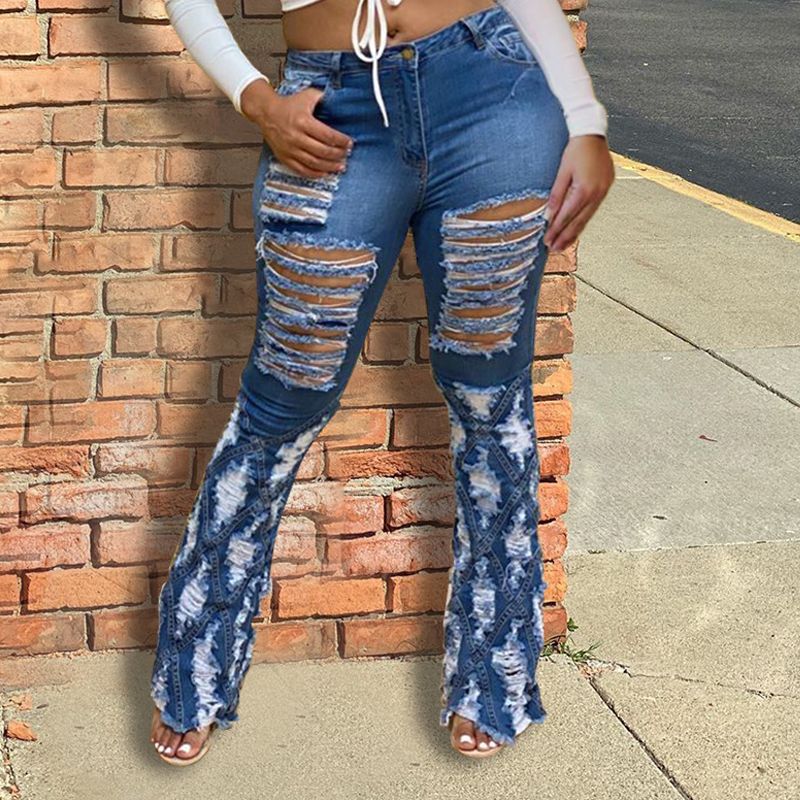 CZFSWT Bell Bottom Jeans for Women, High Waisted Flare Jeans for
