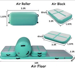 Free Shipping Airtrack Set Inflatable Gymnastic Mattress Gym Tumble Air Track Floor Tumbling Air Track Mat Yoga Exercise Kit