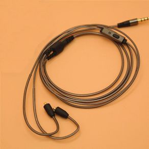 diy earphone wire with mic for SE215/425/535/846/UE900